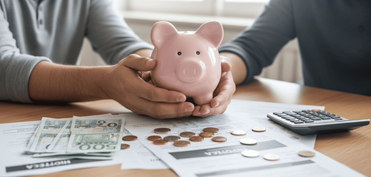 Pareja que consigue mejores condiciones al cambiar su hipoteca de banco